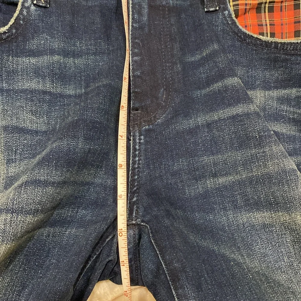 Current/Elliott the Stiletto in Ervin skinny plaid packets jeans size 12